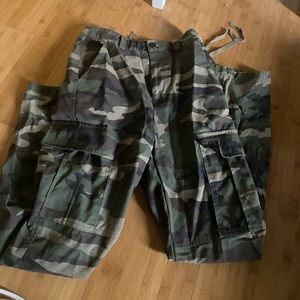 Camo cargo pants